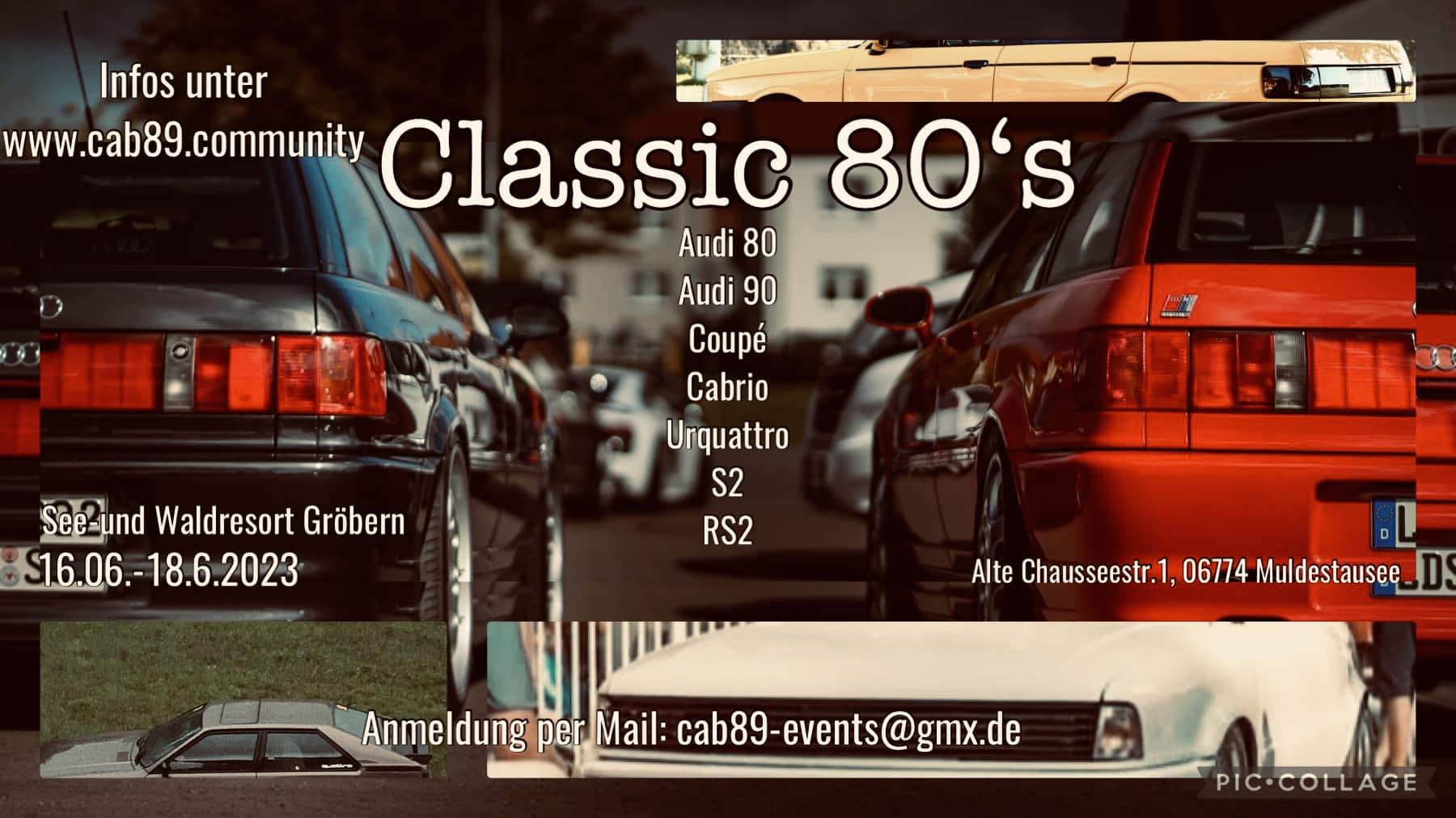 Classic 80´s - das größte Audi 80 Treffen im Osten